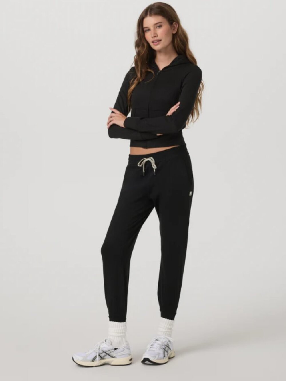 Vuori Performance Jogger XS-Long Black Heather - Picture 2 of 5